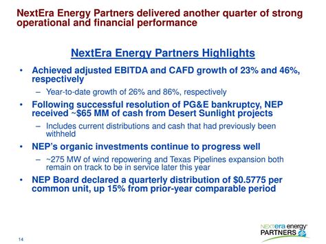 nextera energy partners earnings